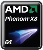 amd phenom x3 logo - AMD prepara tri-cores para portáteis